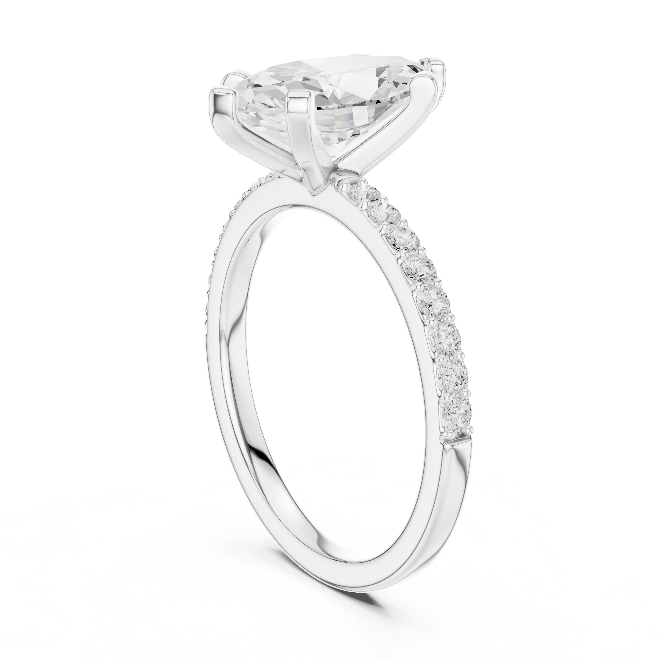 Crystal Serenity Lab Grown Diamond Ring