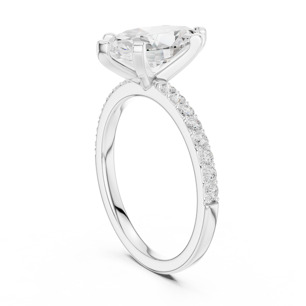 Crystal Serenity Lab Grown Diamond Ring