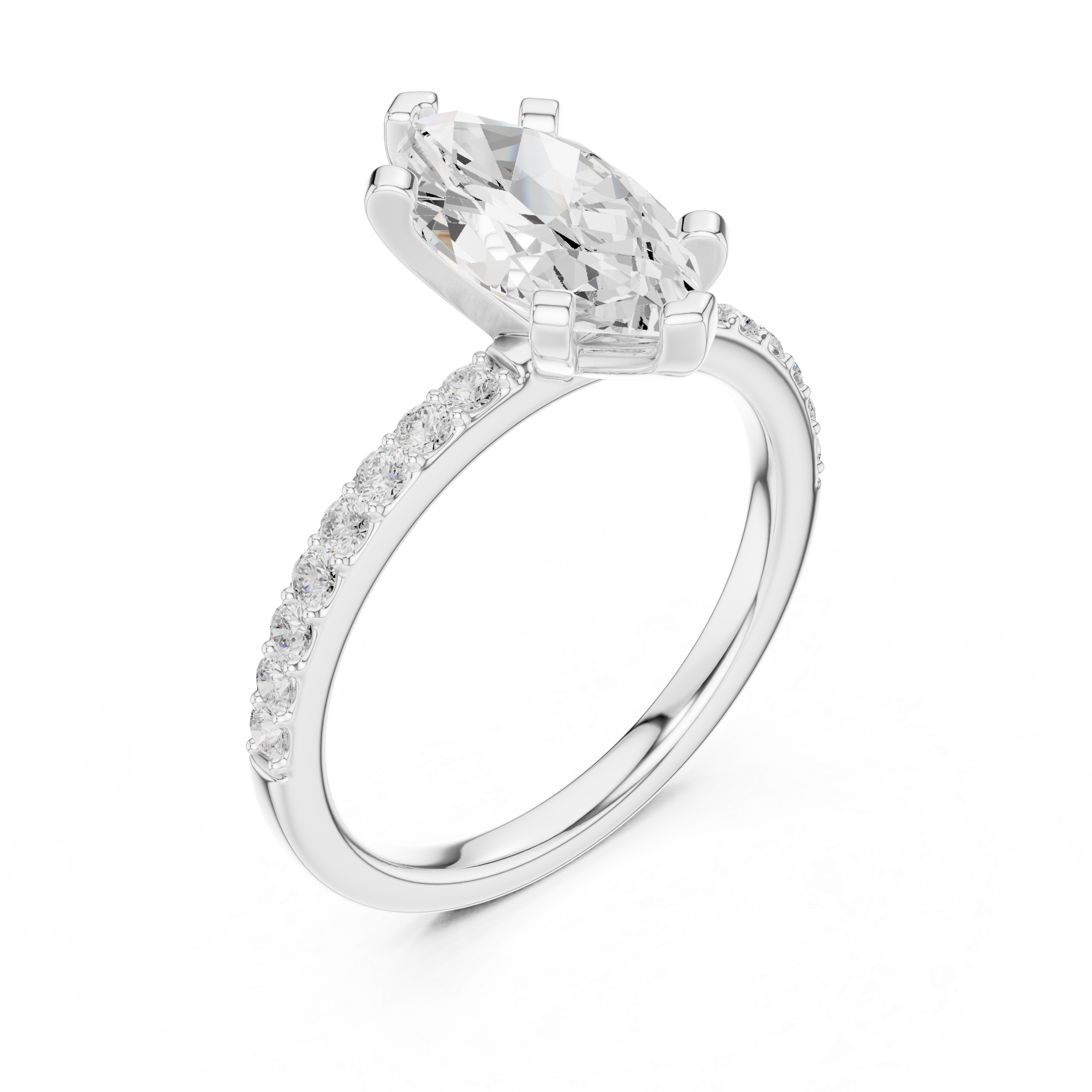 Crystal Serenity Lab Grown Diamond Ring