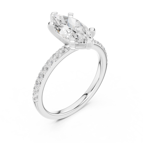Crystal Serenity Lab Grown Diamond Ring