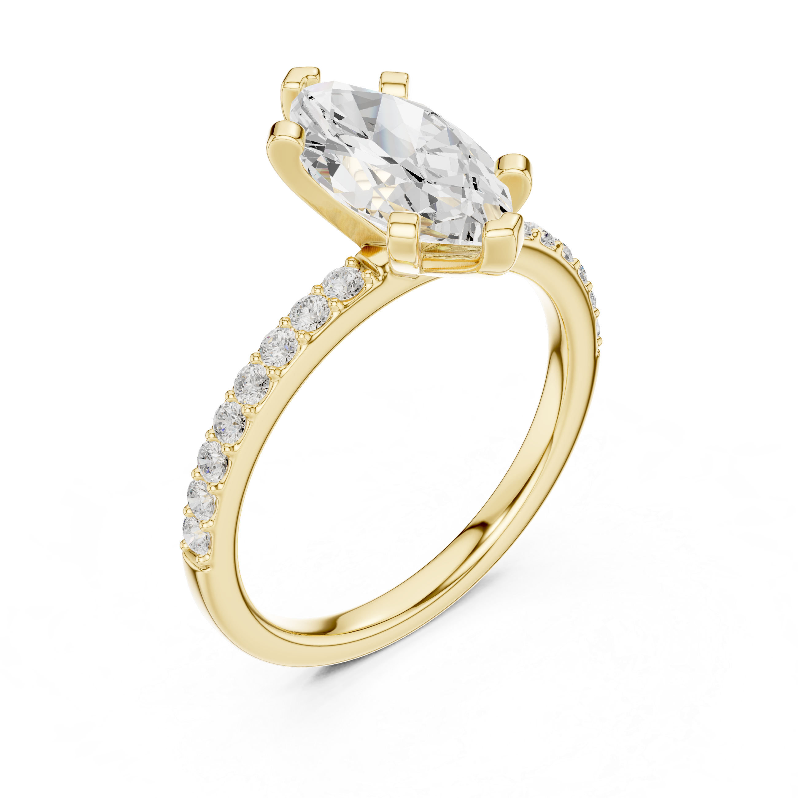 Crystal Serenity Lab Grown Diamond Ring