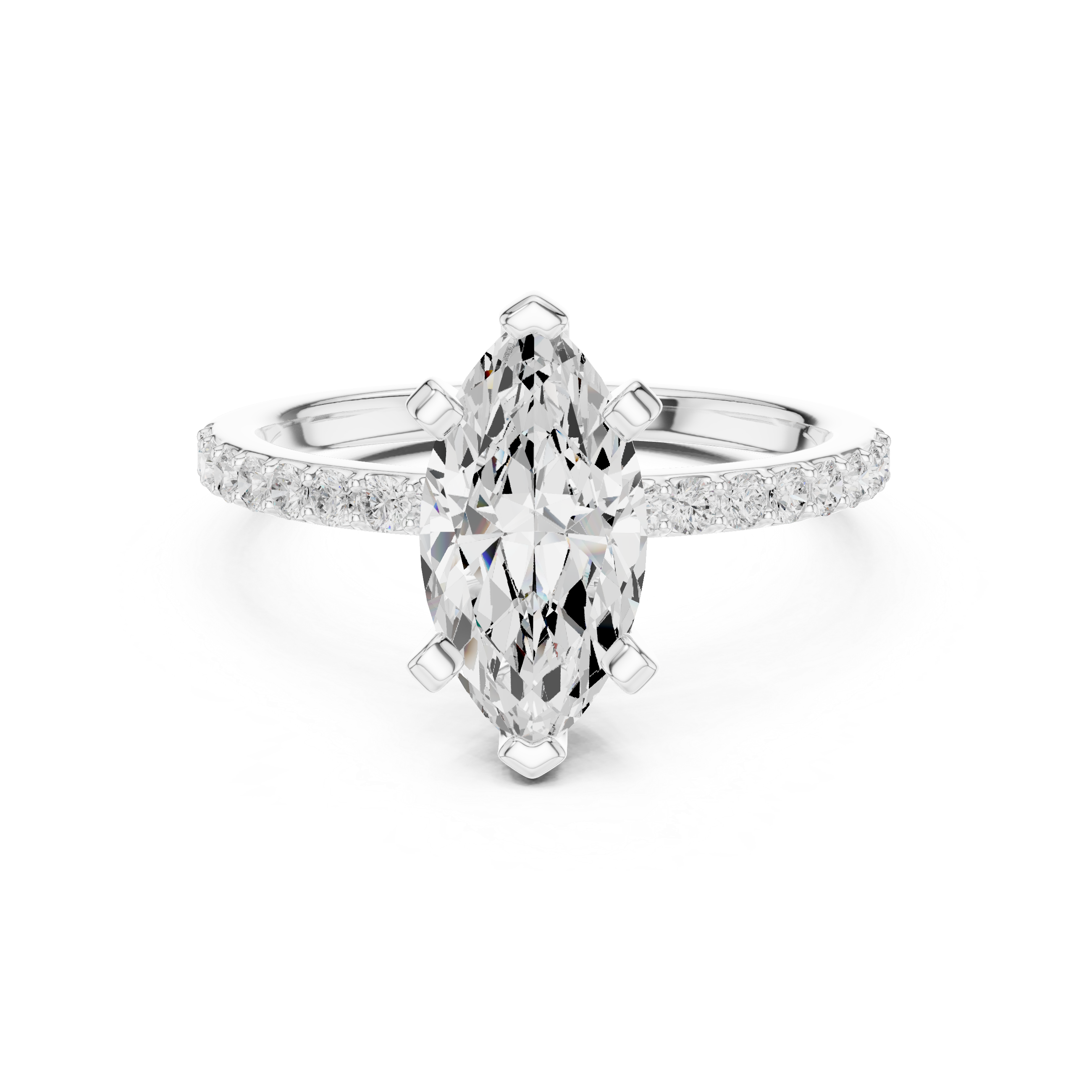 Crystal Serenity Lab Grown Diamond Ring