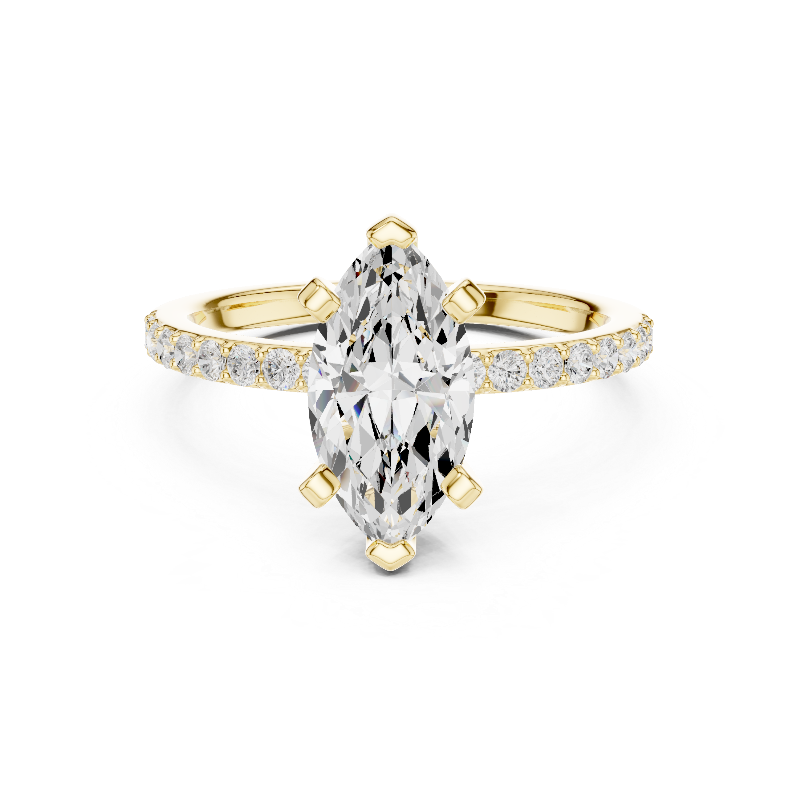 Crystal Serenity Lab Grown Diamond Ring