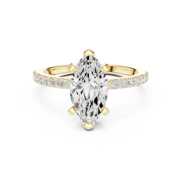Crystal Serenity Lab Grown Diamond Ring
