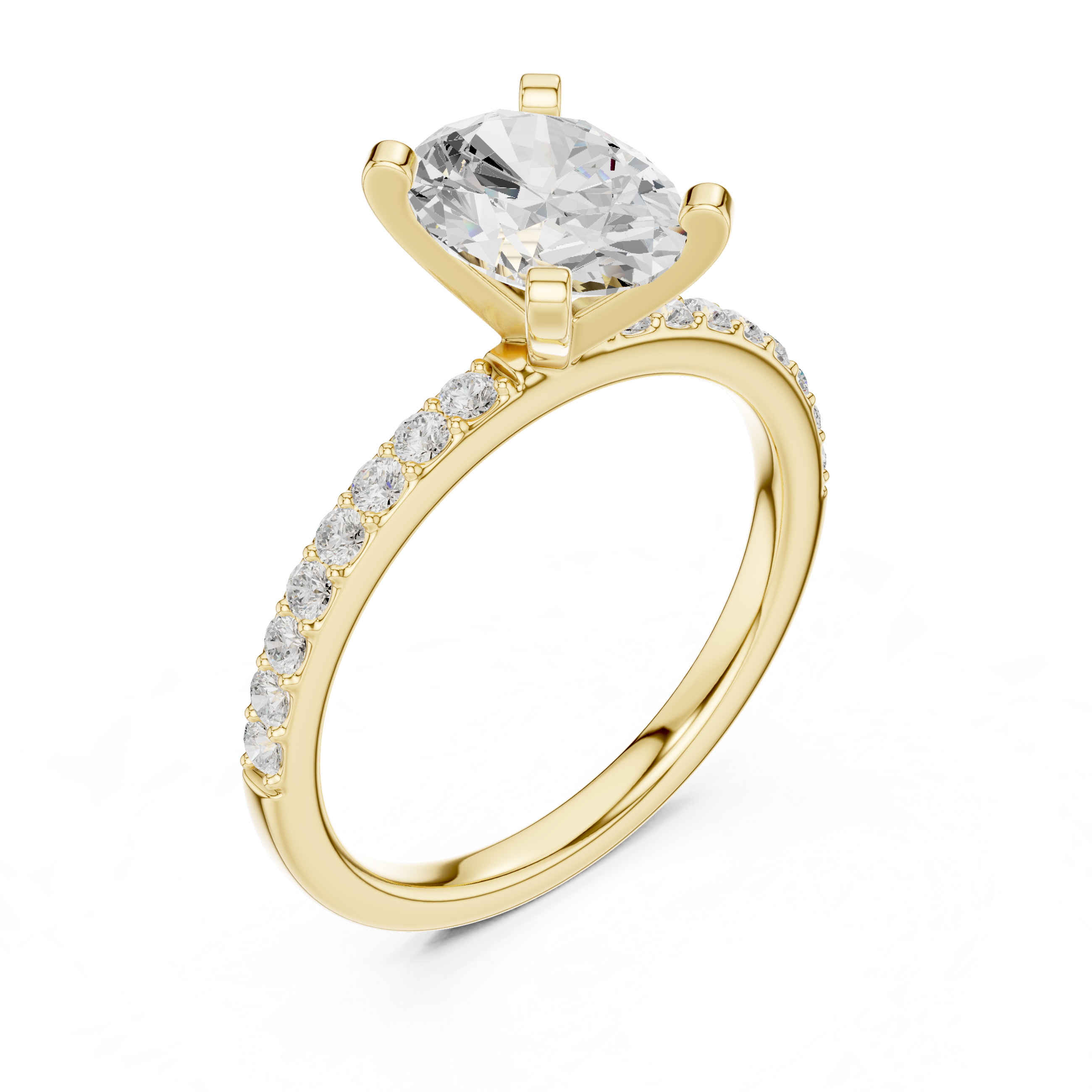 Golden Aura Lab Grown Diamond Ring