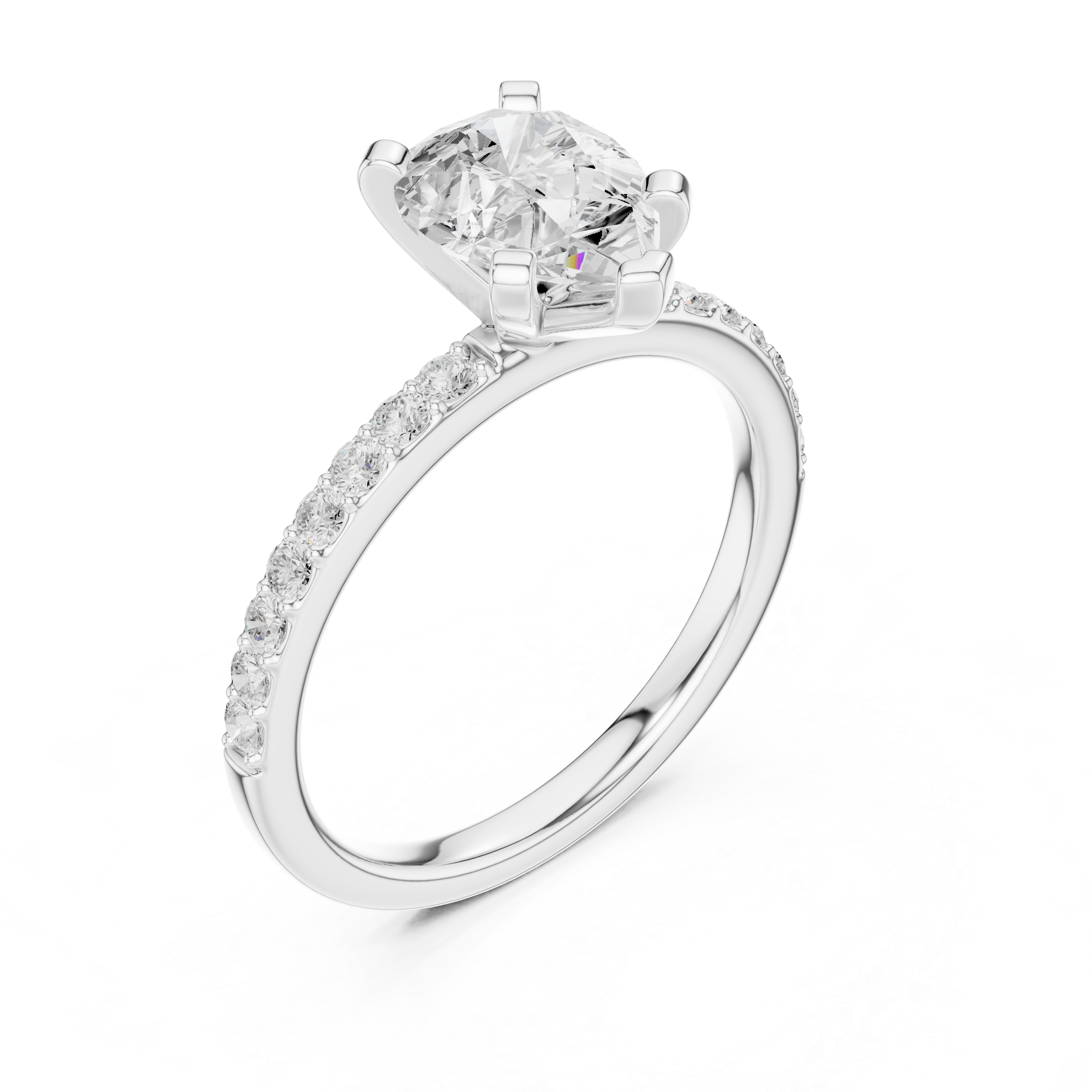 Luminous Charm Lab Grown Diamond Ring