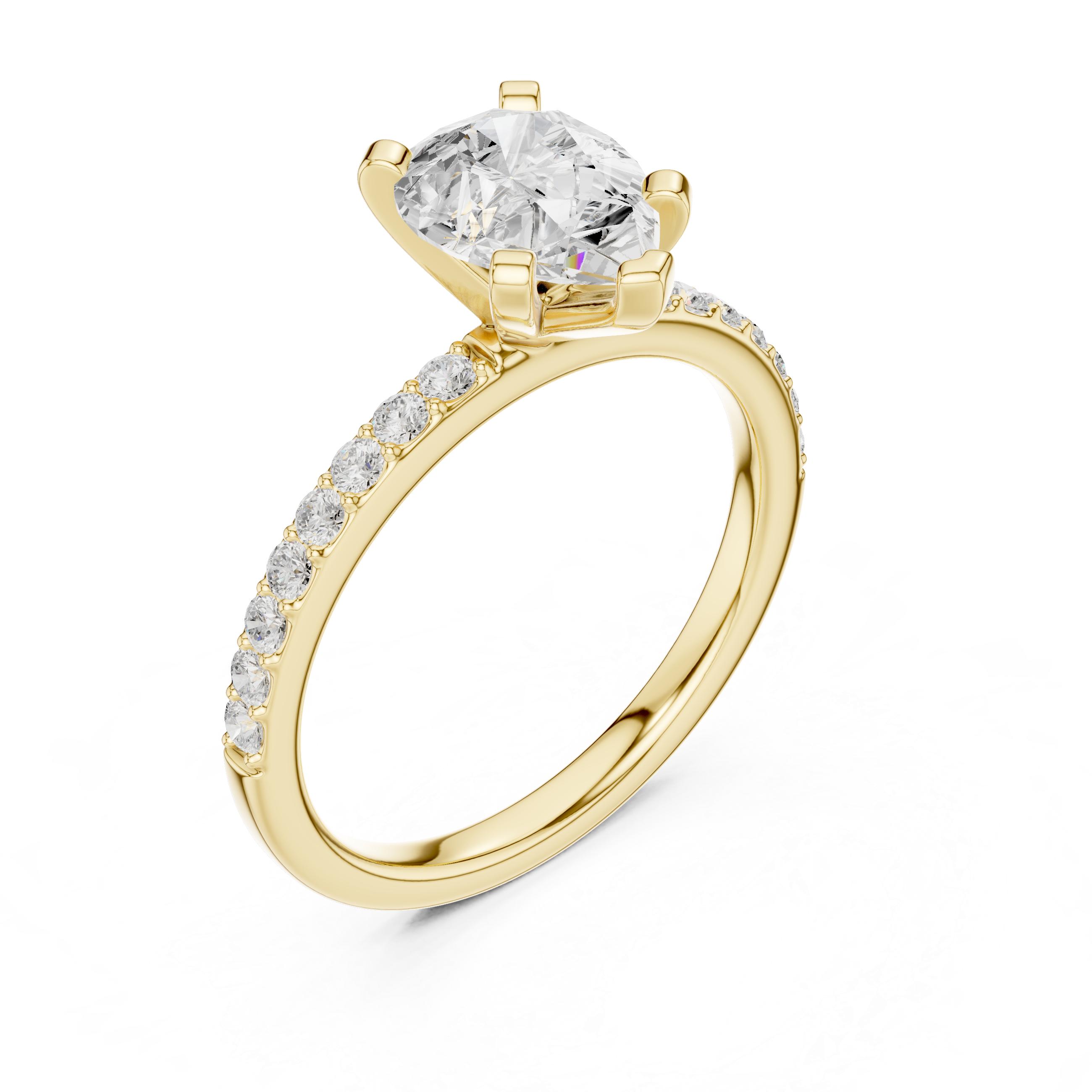 Luminous Charm Lab Grown Diamond Ring