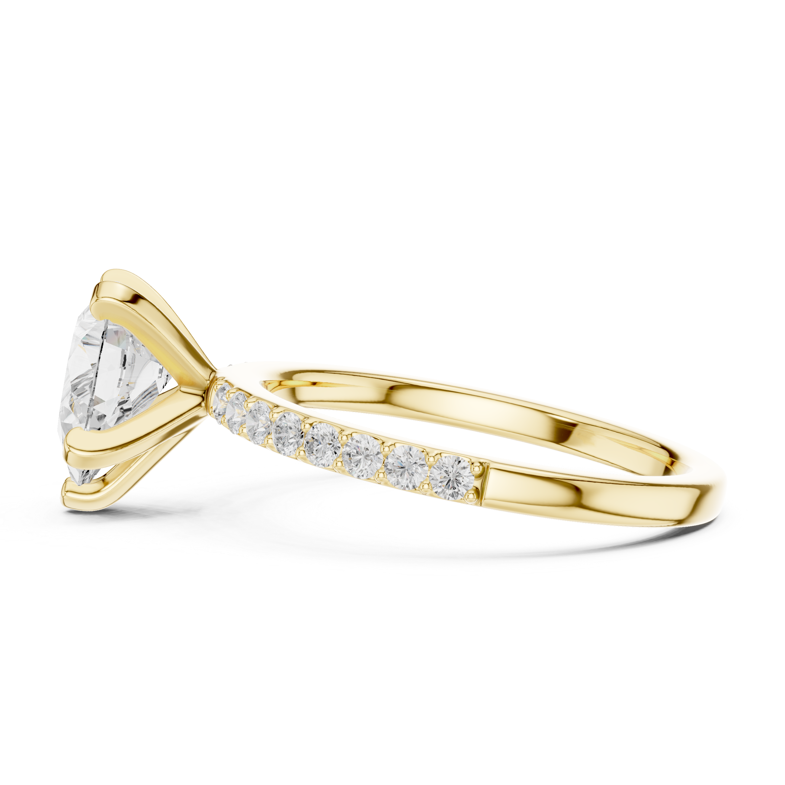 Luminous Charm Lab Grown Diamond Ring
