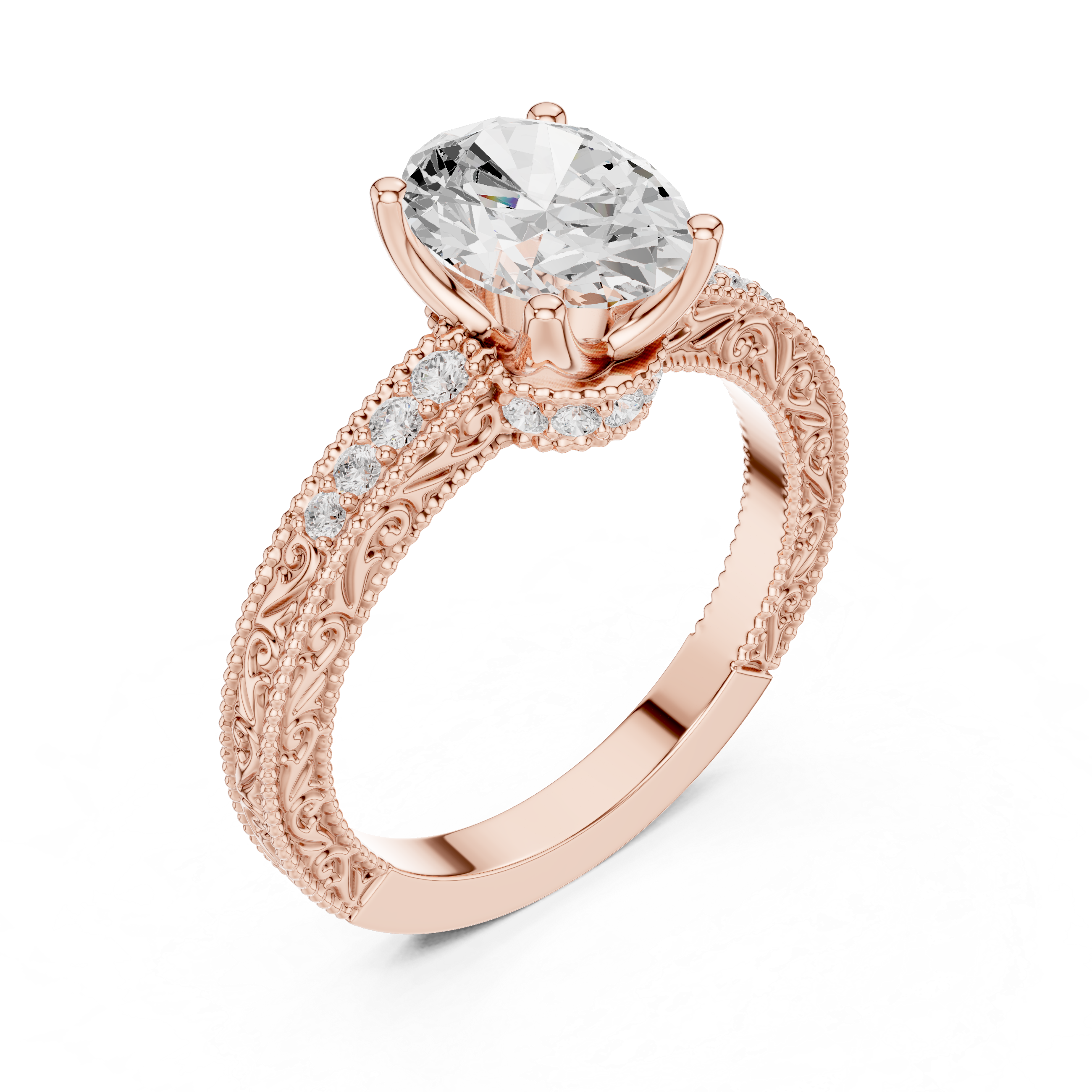 Elegant Aura Lab Grown Diamond Ring