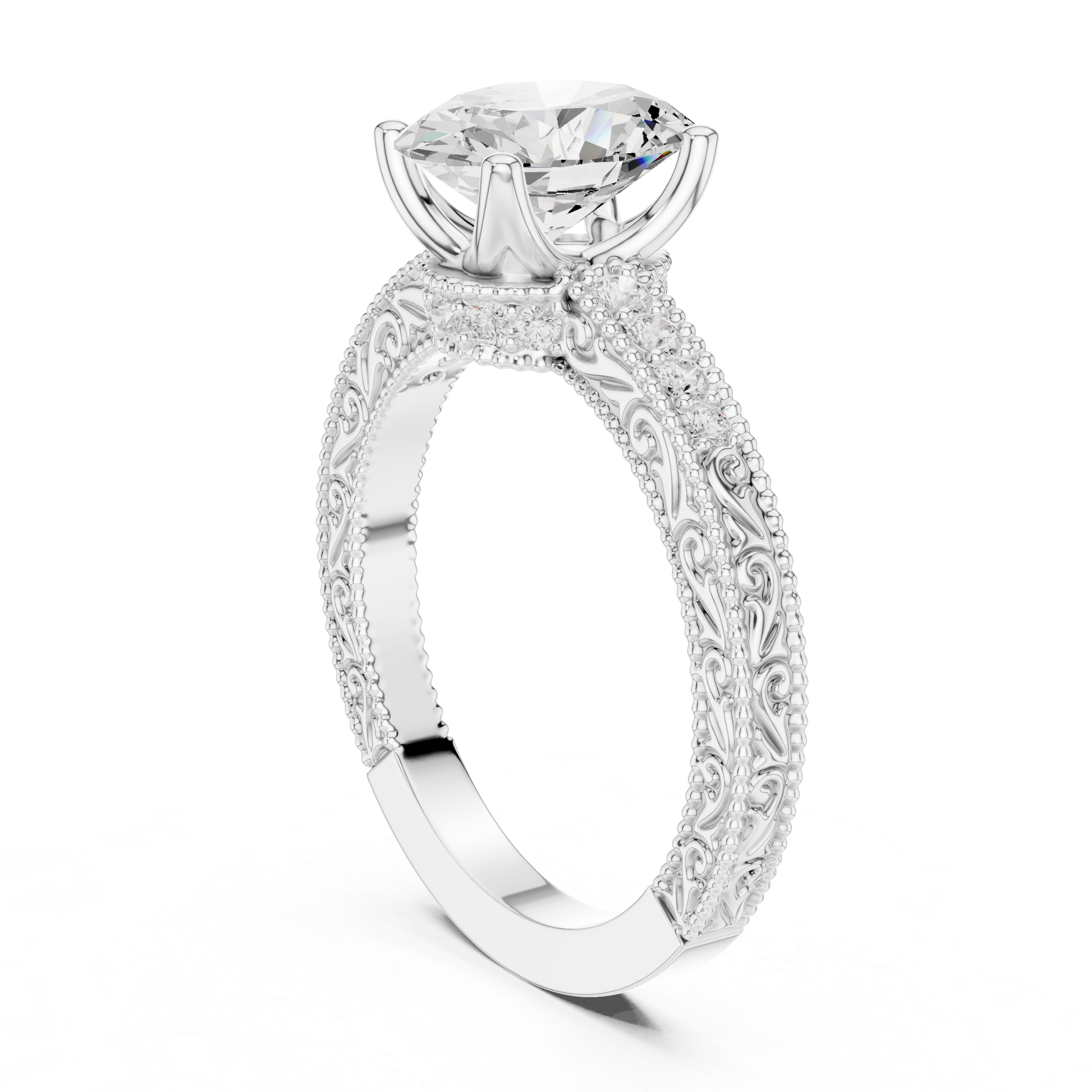 Elegant Aura Lab Grown Diamond Ring