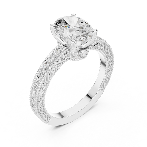 Elegant Aura Lab Grown Diamond Ring