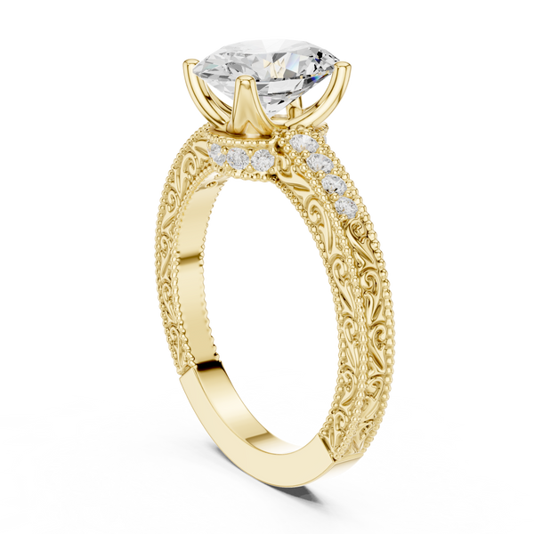 Elegant Aura Lab Grown Diamond Ring