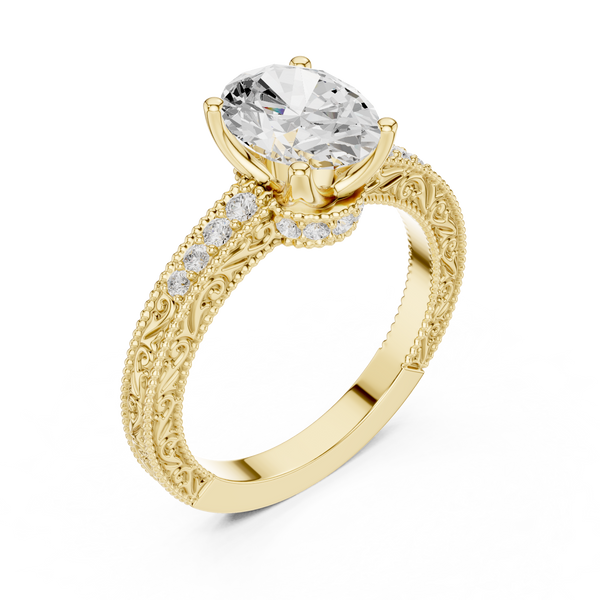 Elegant Aura Lab Grown Diamond Ring