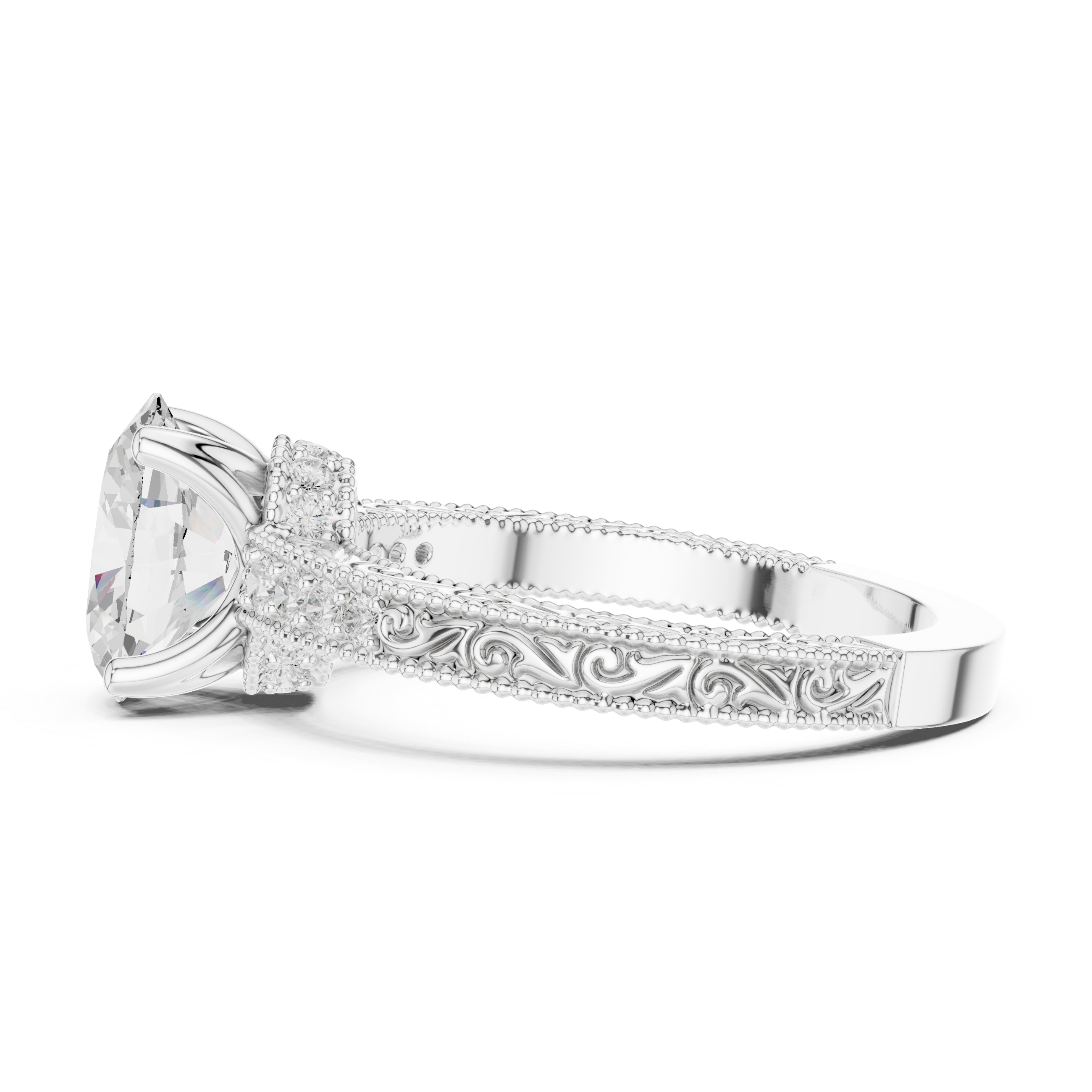 Elegant Aura Lab Grown Diamond Ring