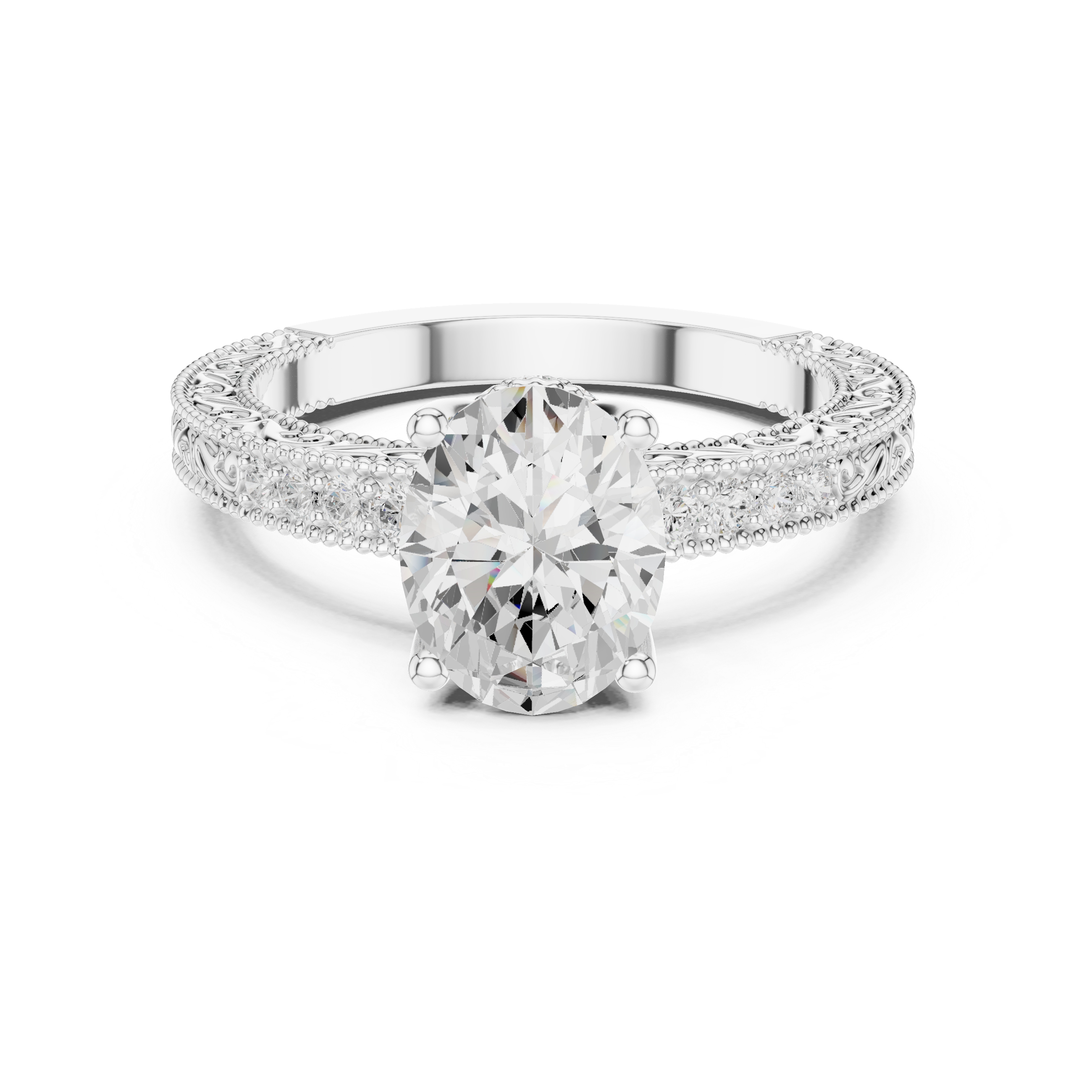 Elegant Aura Lab Grown Diamond Ring