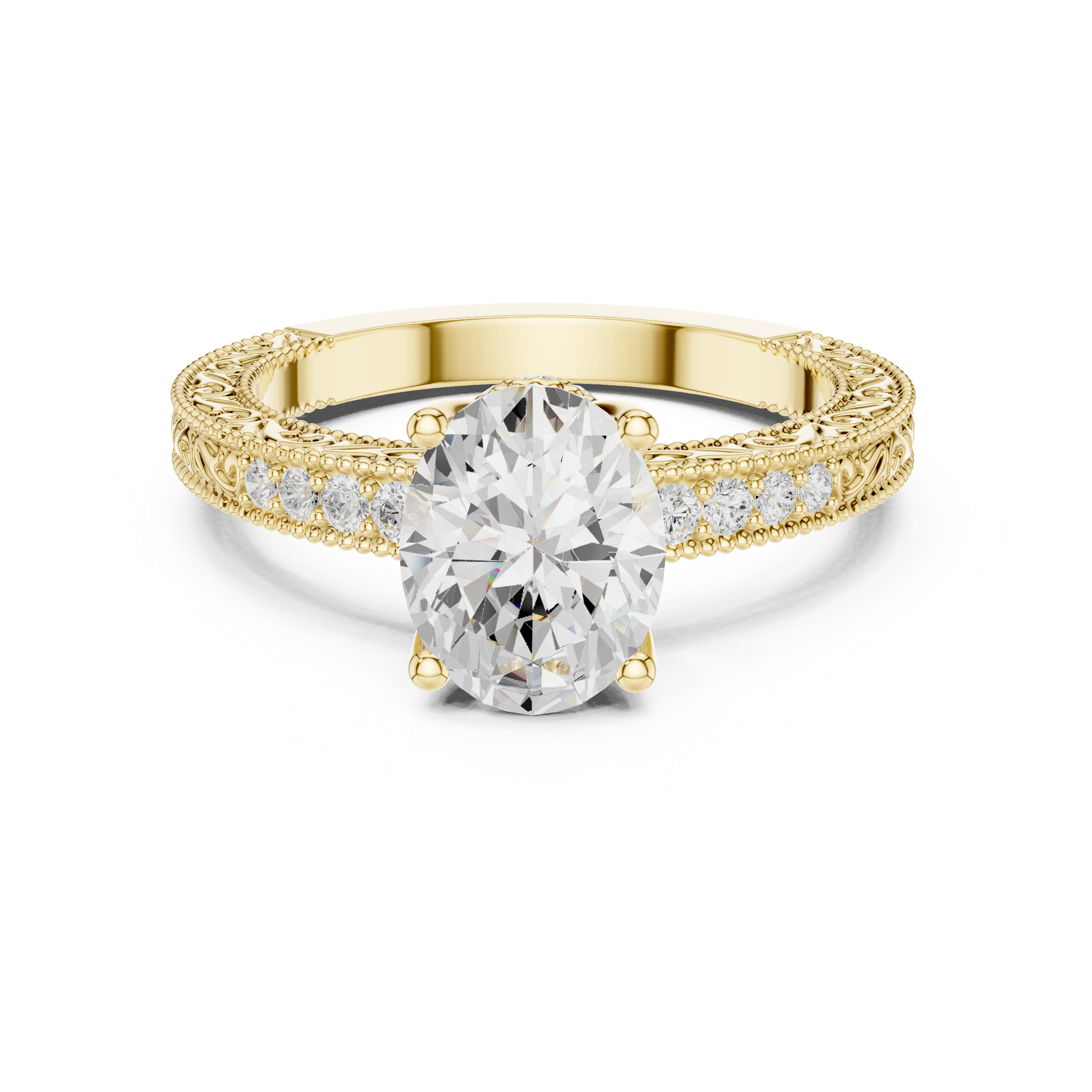 Elegant Aura Lab Grown Diamond Ring