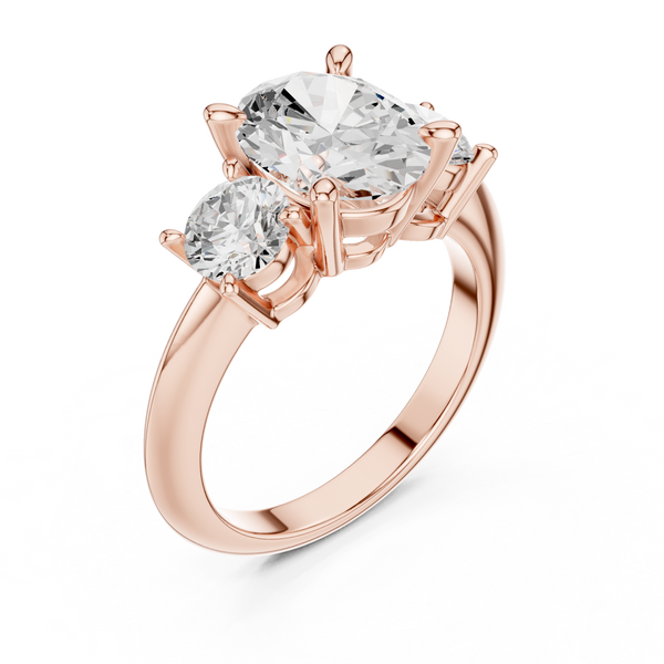 Radiant Serenity Lab Grown Diamond Ring