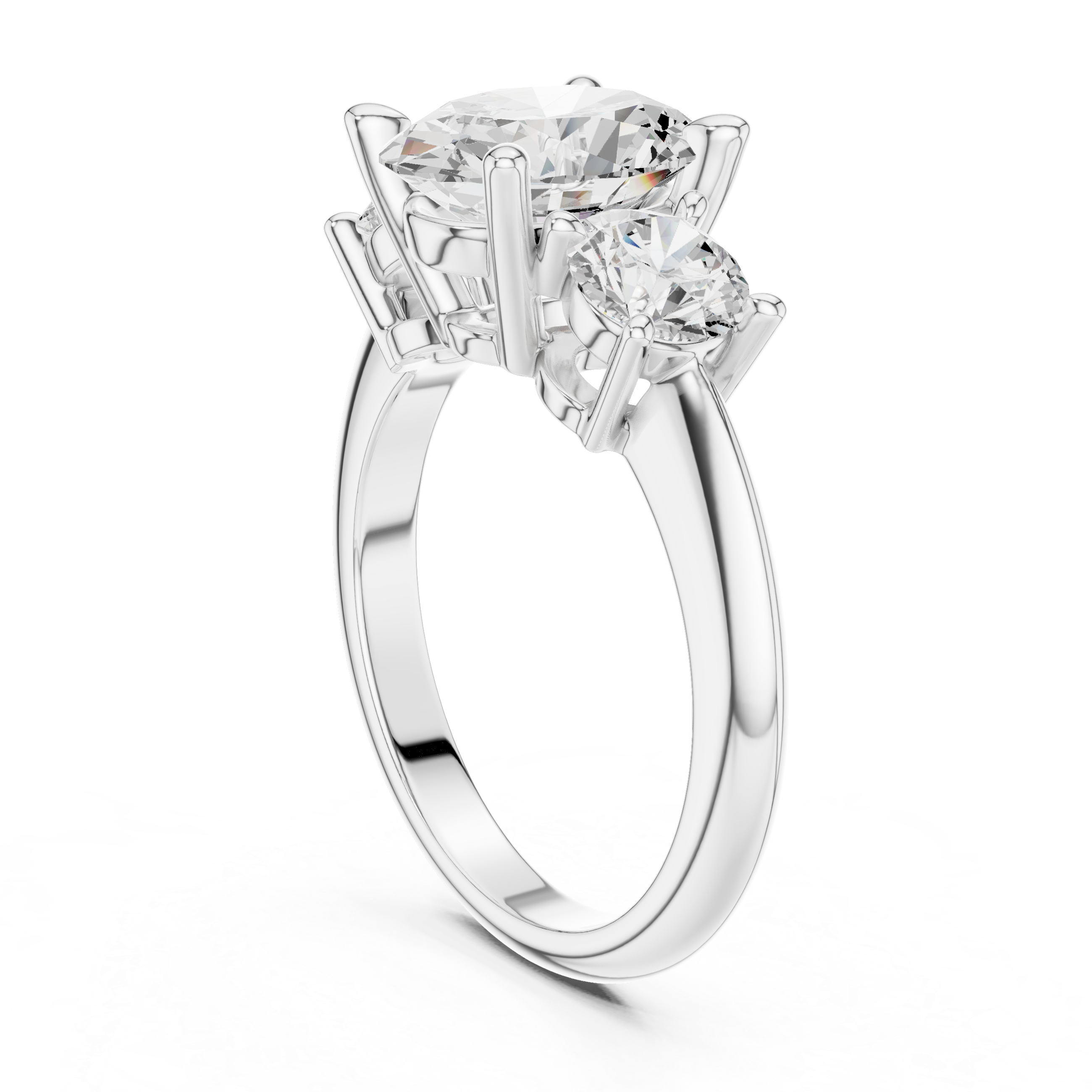 Radiant Serenity Lab Grown Diamond Ring