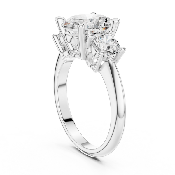 Radiant Serenity Lab Grown Diamond Ring