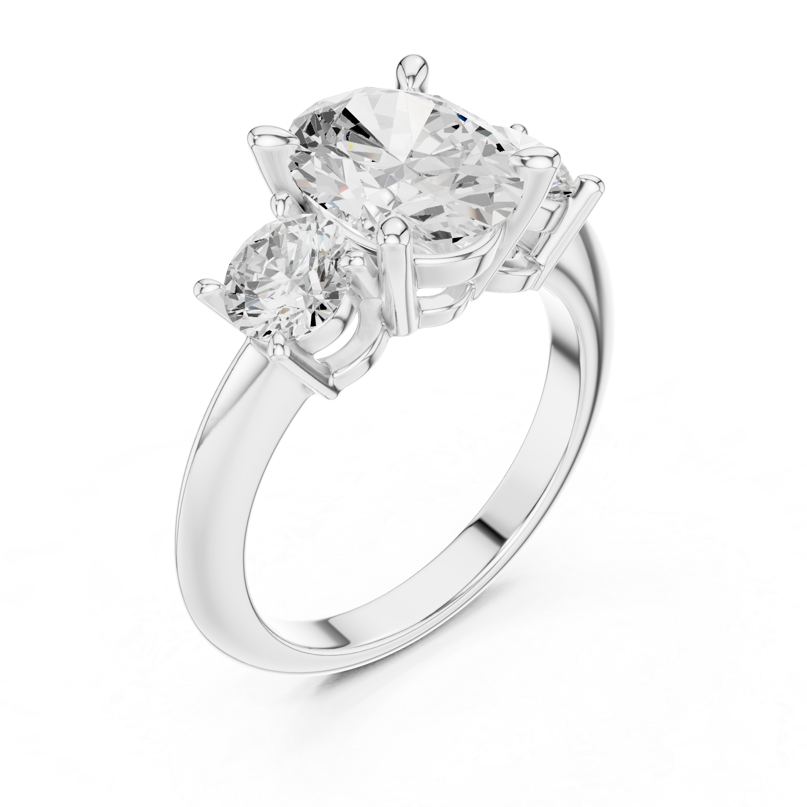 Radiant Serenity Lab Grown Diamond Ring
