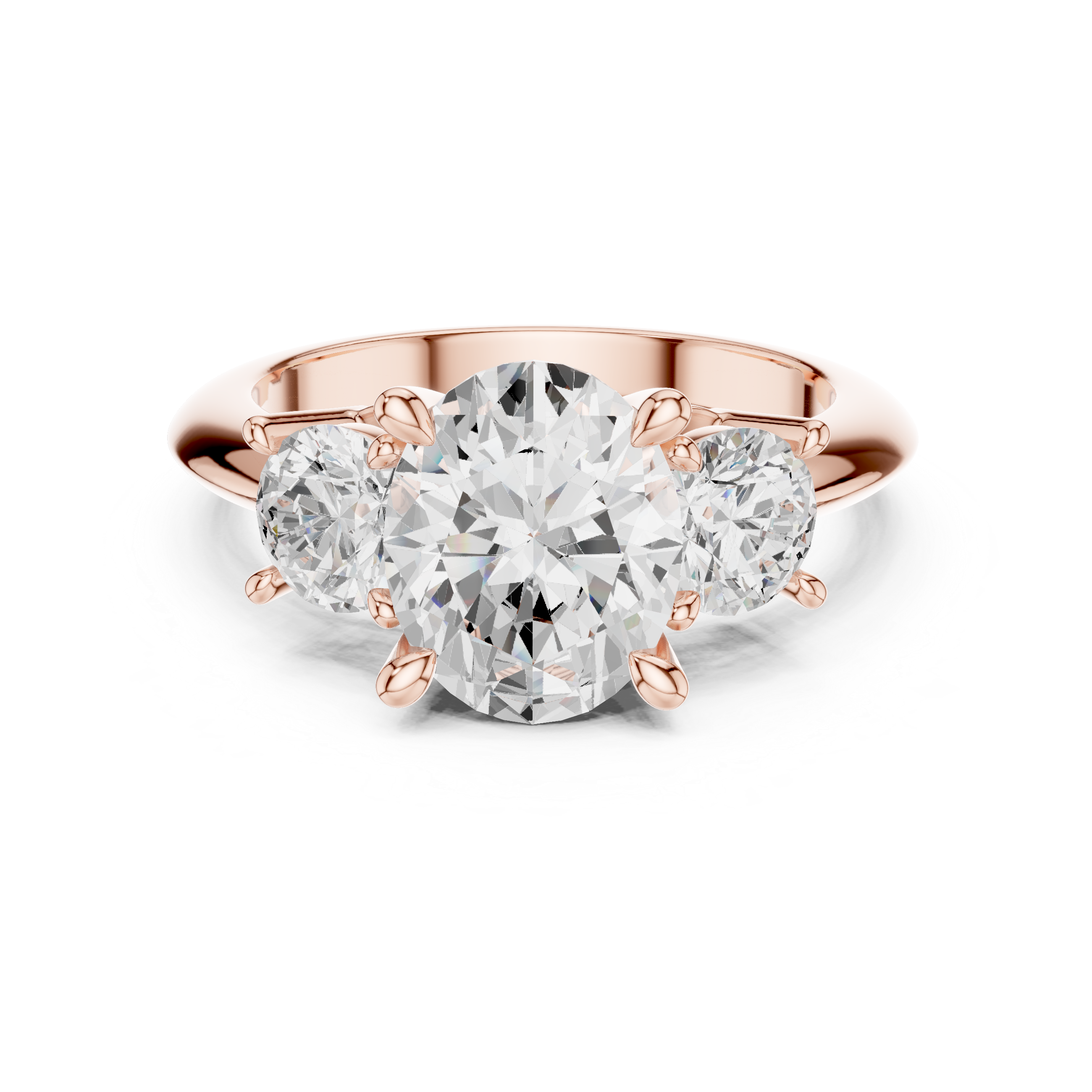 Radiant Serenity Lab Grown Diamond Ring