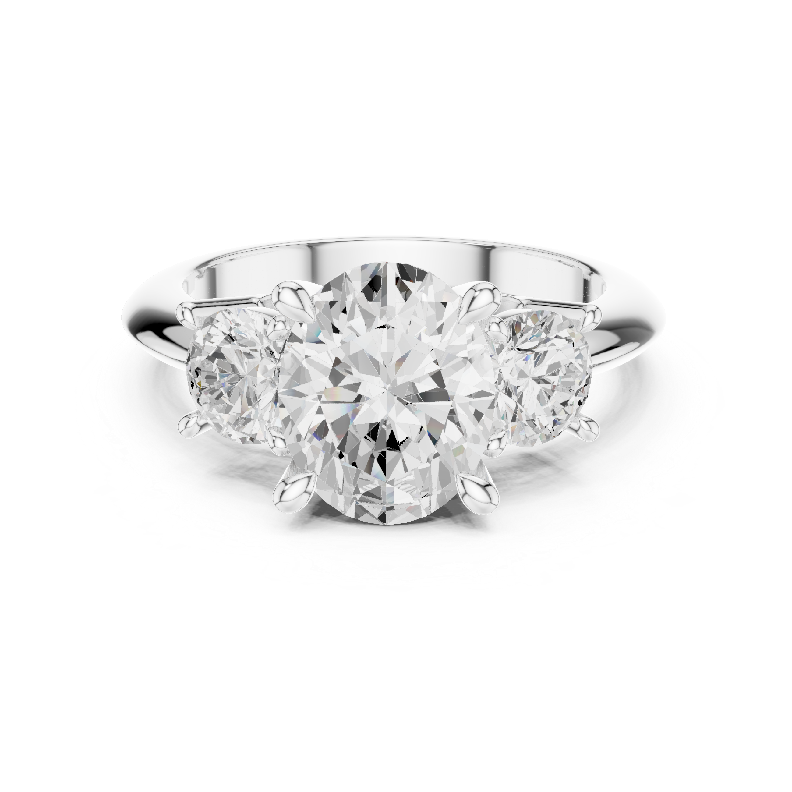 Radiant Serenity Lab Grown Diamond Ring