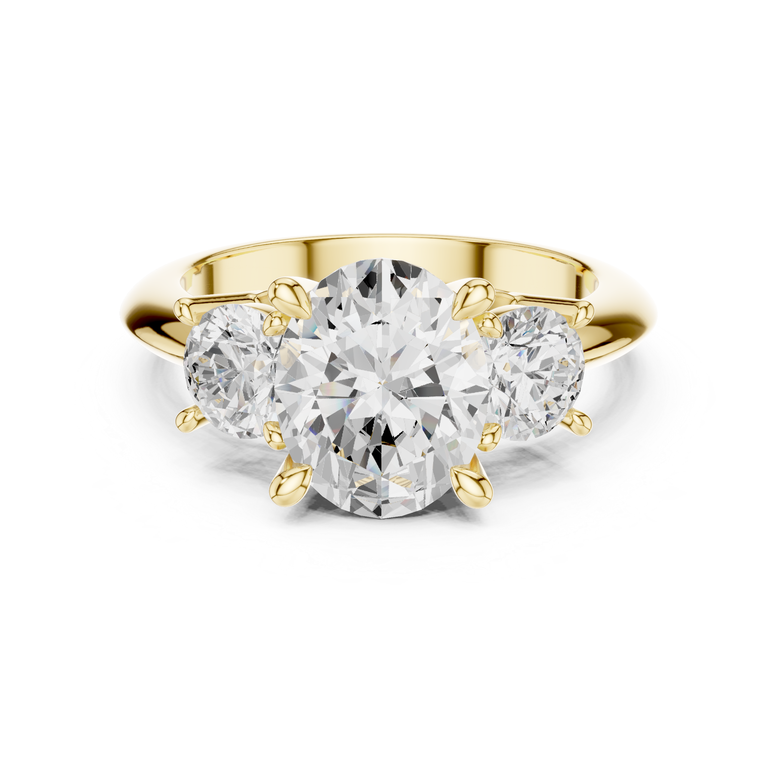 Radiant Serenity Lab Grown Diamond Ring