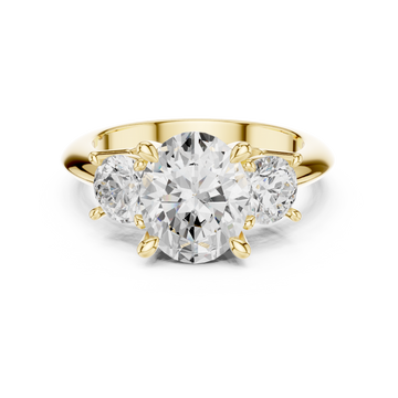 Radiant Serenity Lab Grown Diamond Ring