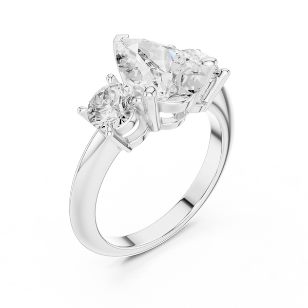 Gentle Charm Lab Grown Diamond Ring
