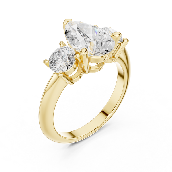 Gentle Charm Lab Grown Diamond Ring