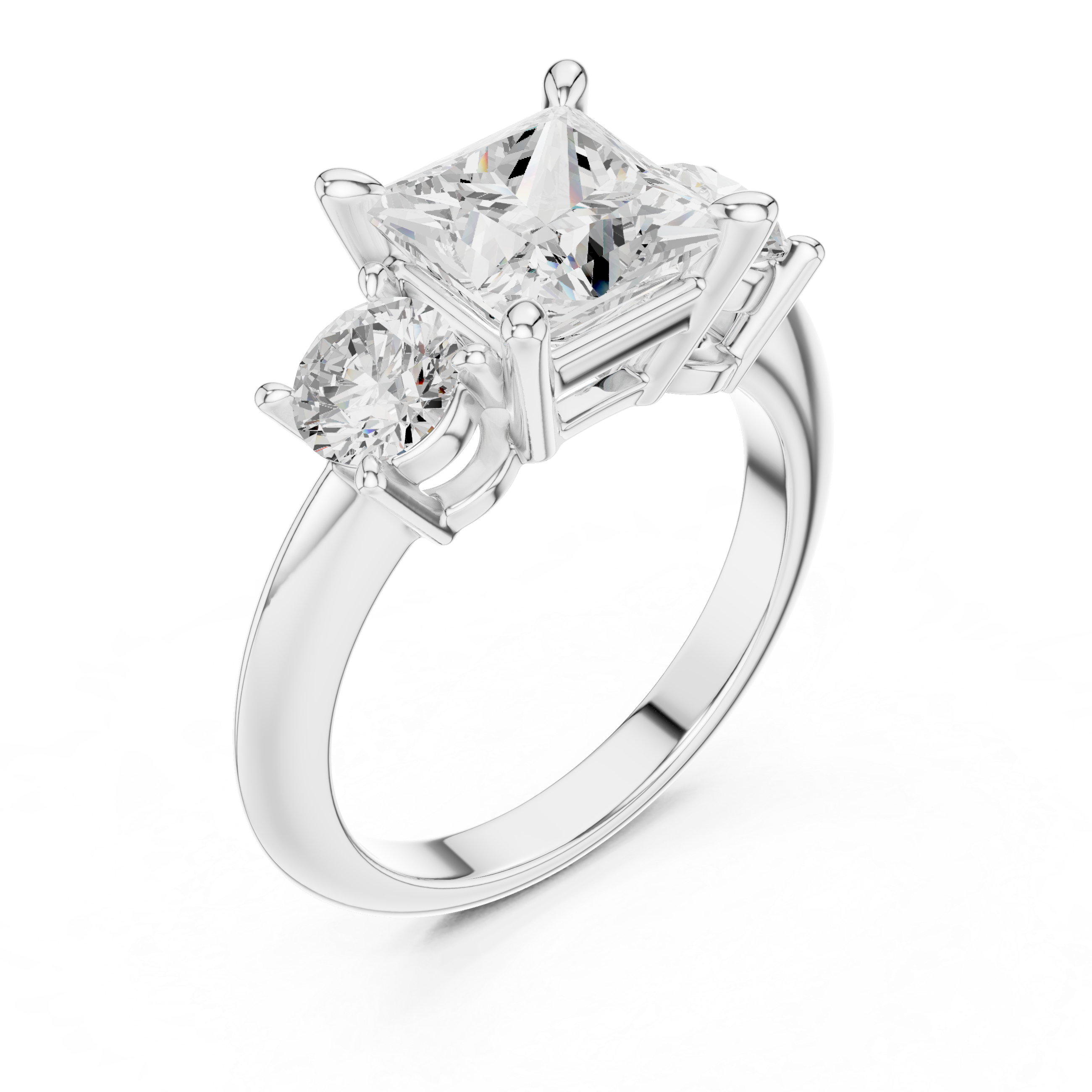 Charming Light Lab Grown Diamond Ring