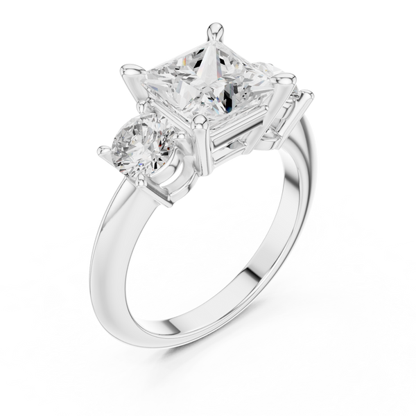 Charming Light Lab Grown Diamond Ring