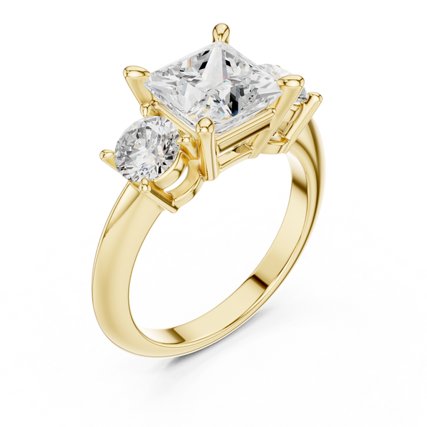 Charming Light Lab Grown Diamond Ring