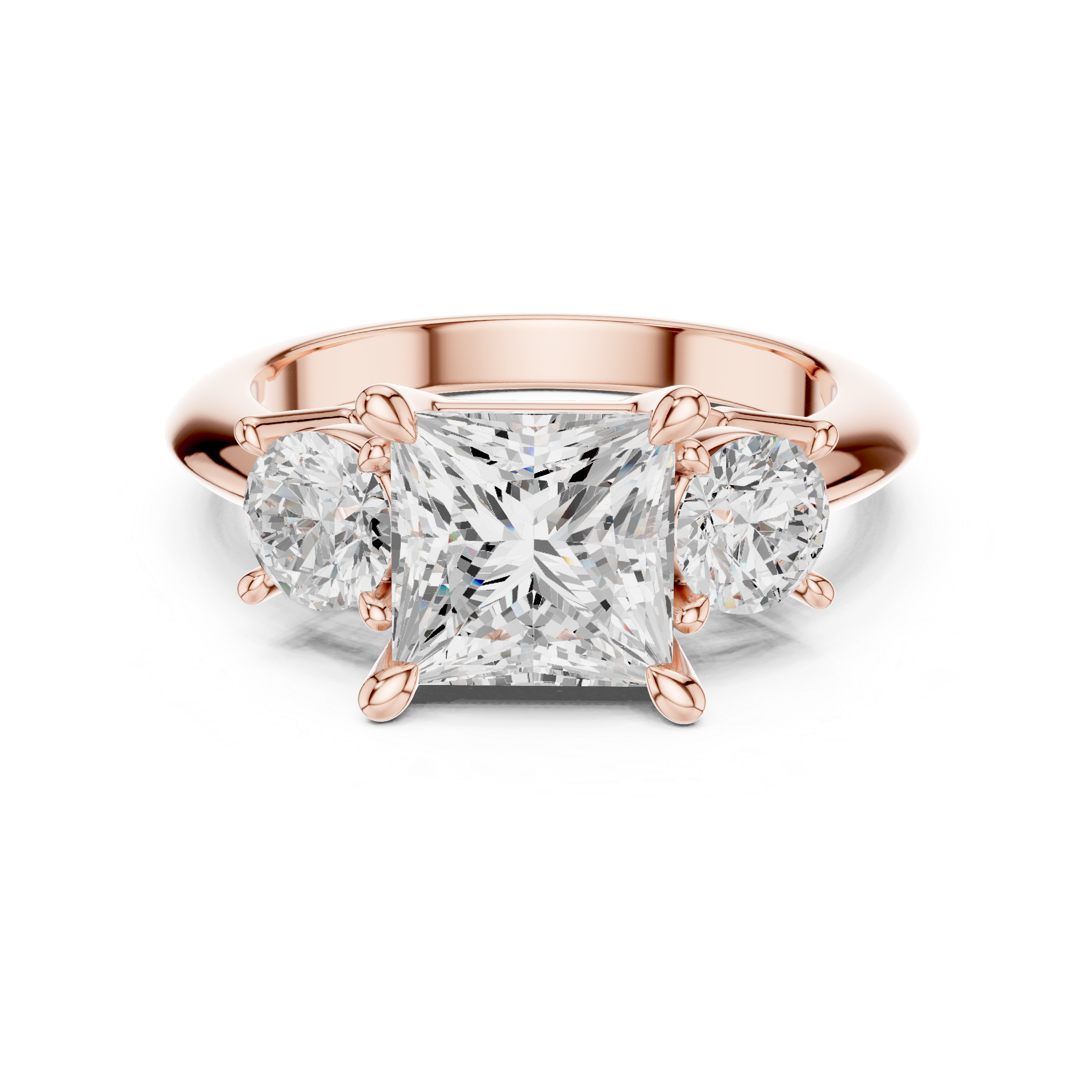 Charming Light Lab Grown Diamond Ring