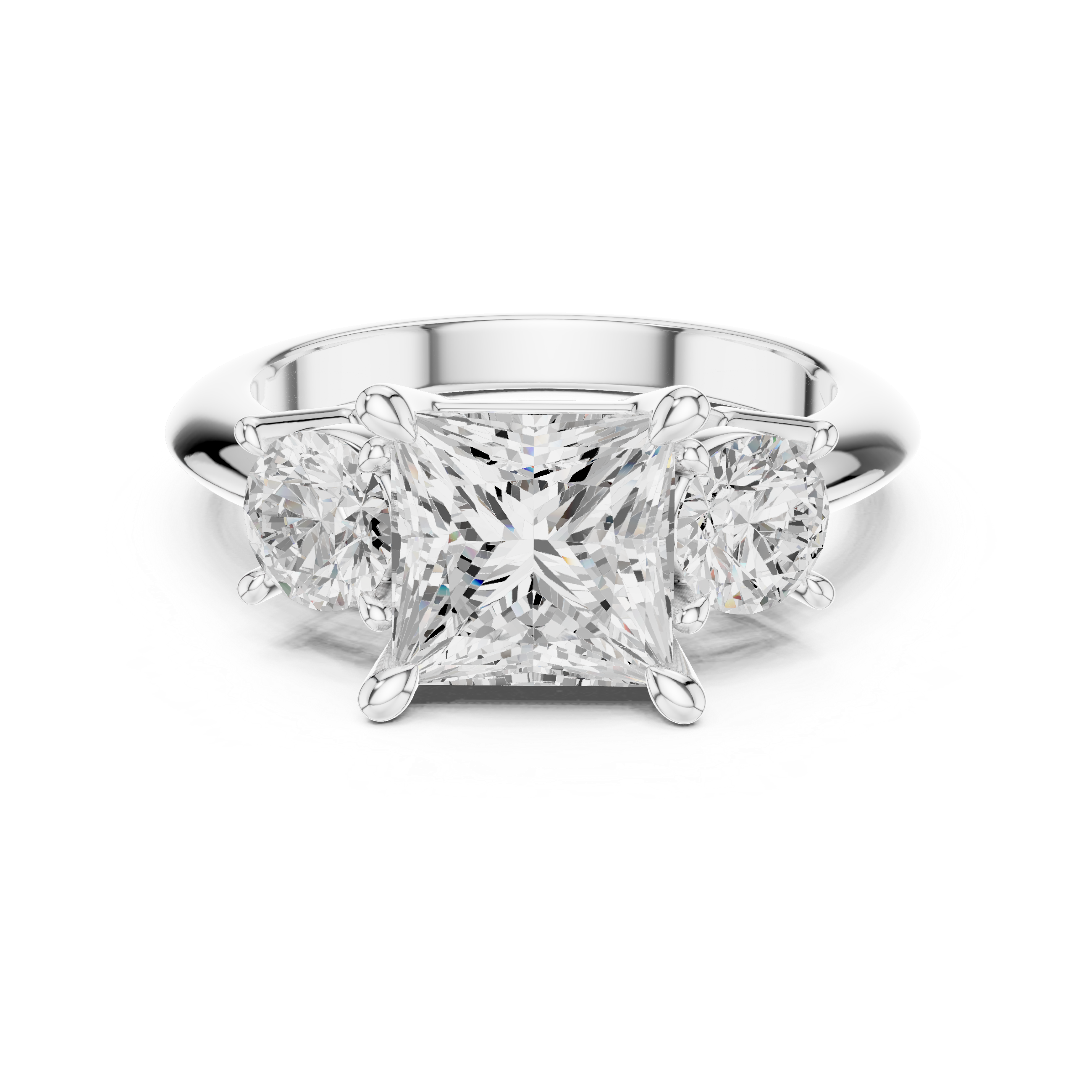 Charming Light Lab Grown Diamond Ring