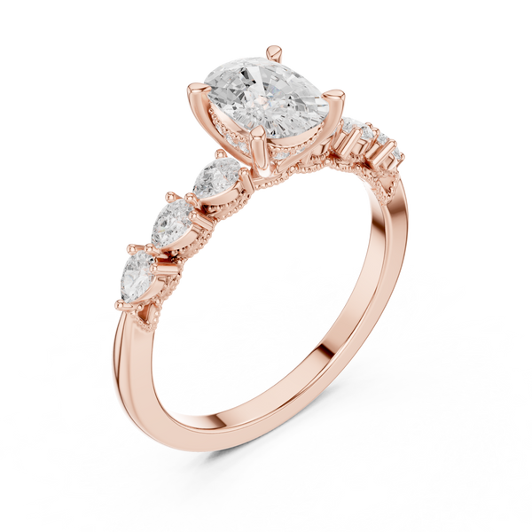 Moonlit Spark Lab Grown Diamond Ring