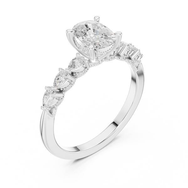Moonlit Spark Lab Grown Diamond Ring