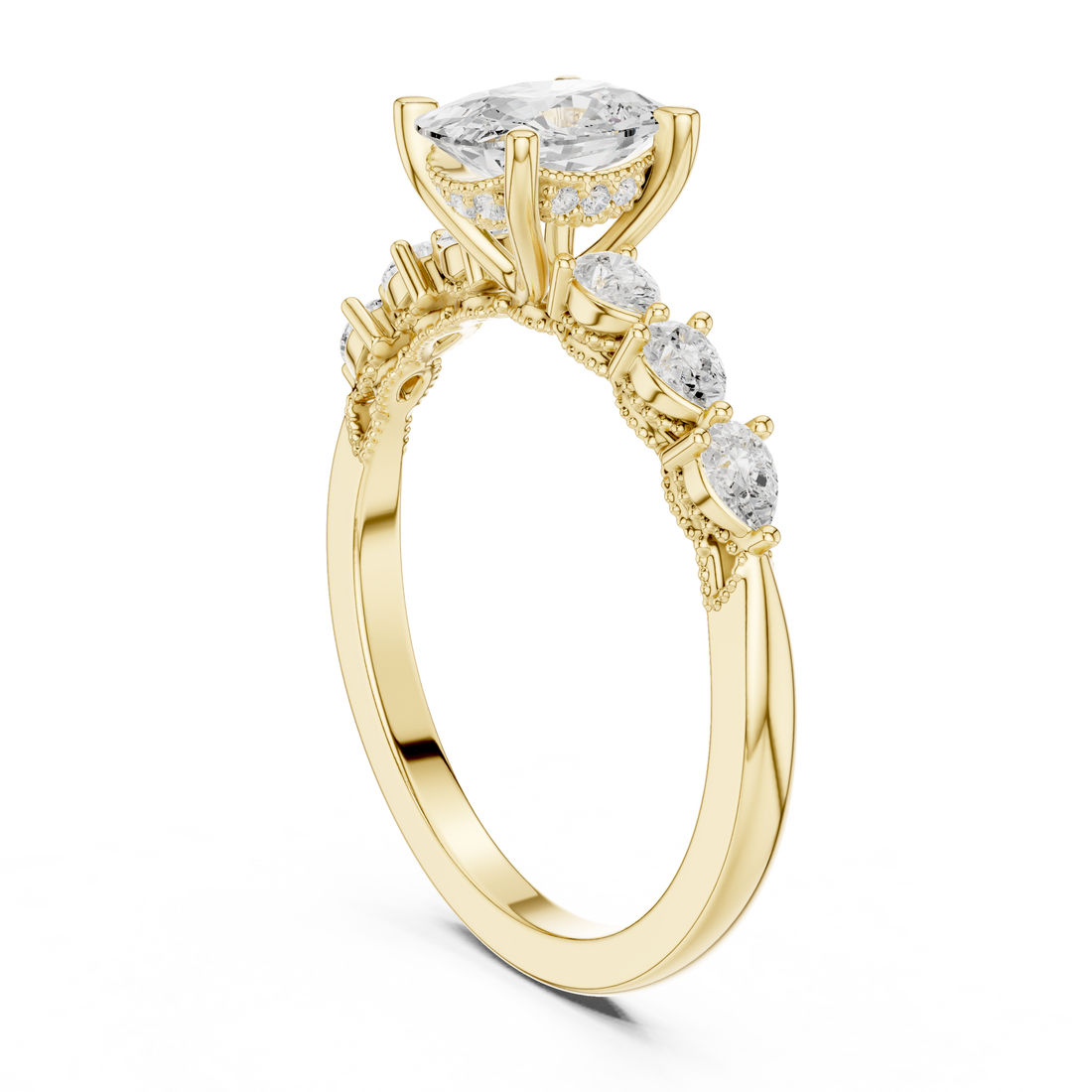 Moonlit Spark Lab Grown Diamond Ring
