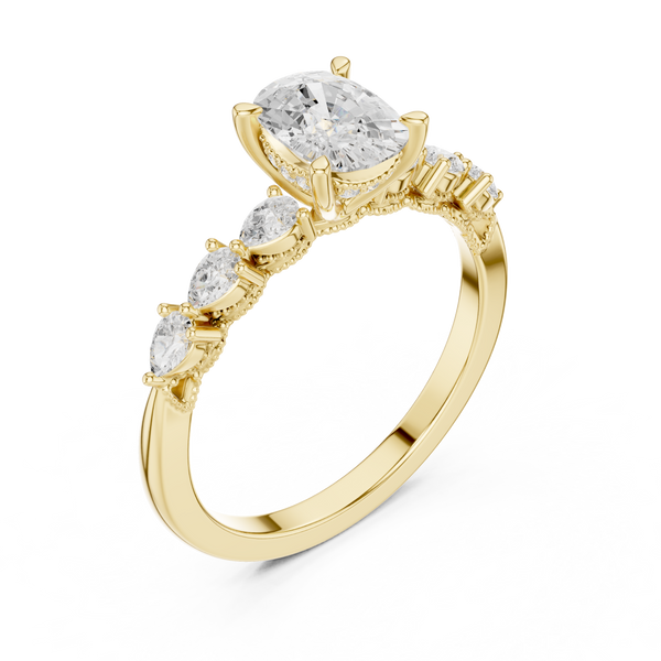 Moonlit Spark Lab Grown Diamond Ring