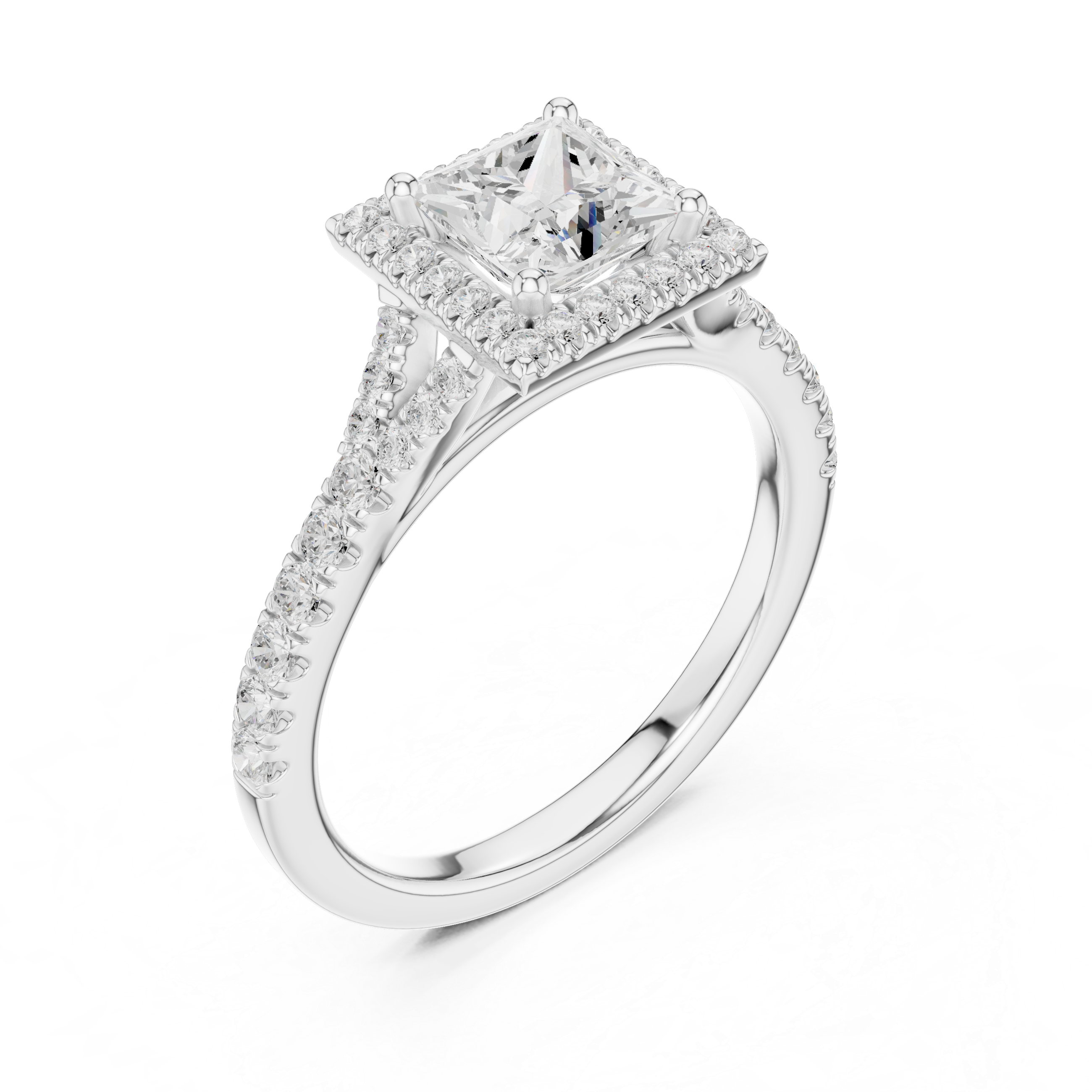 Golden Elegance Lab Grown Diamond Ring