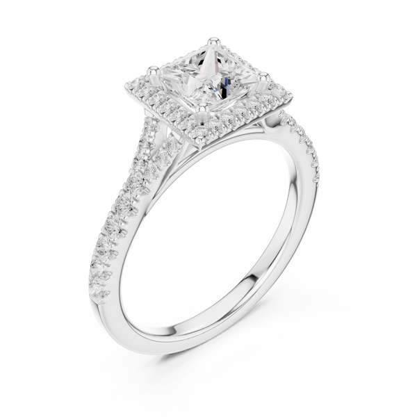Golden Elegance Lab Grown Diamond Ring