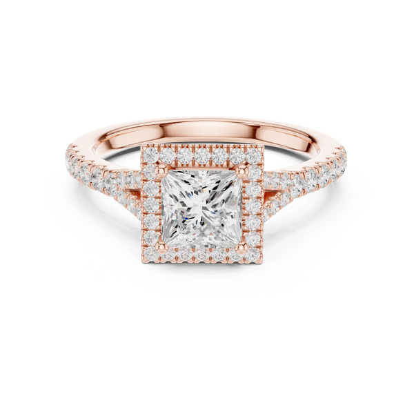 Golden Elegance Lab Grown Diamond Ring