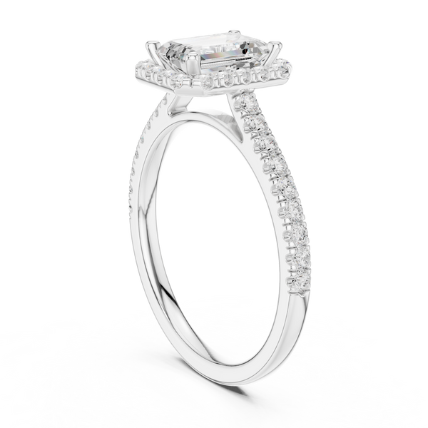 Floral Spark Lab Grown Diamond Ring