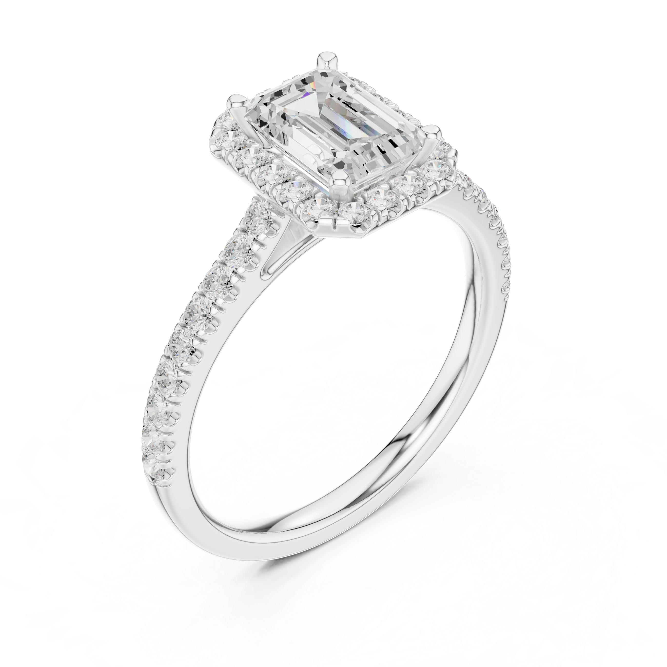 Floral Spark Lab Grown Diamond Ring