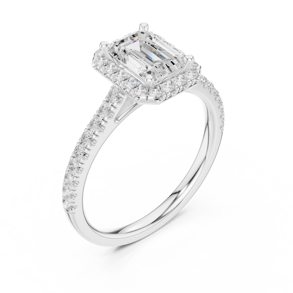 Floral Spark Lab Grown Diamond Ring