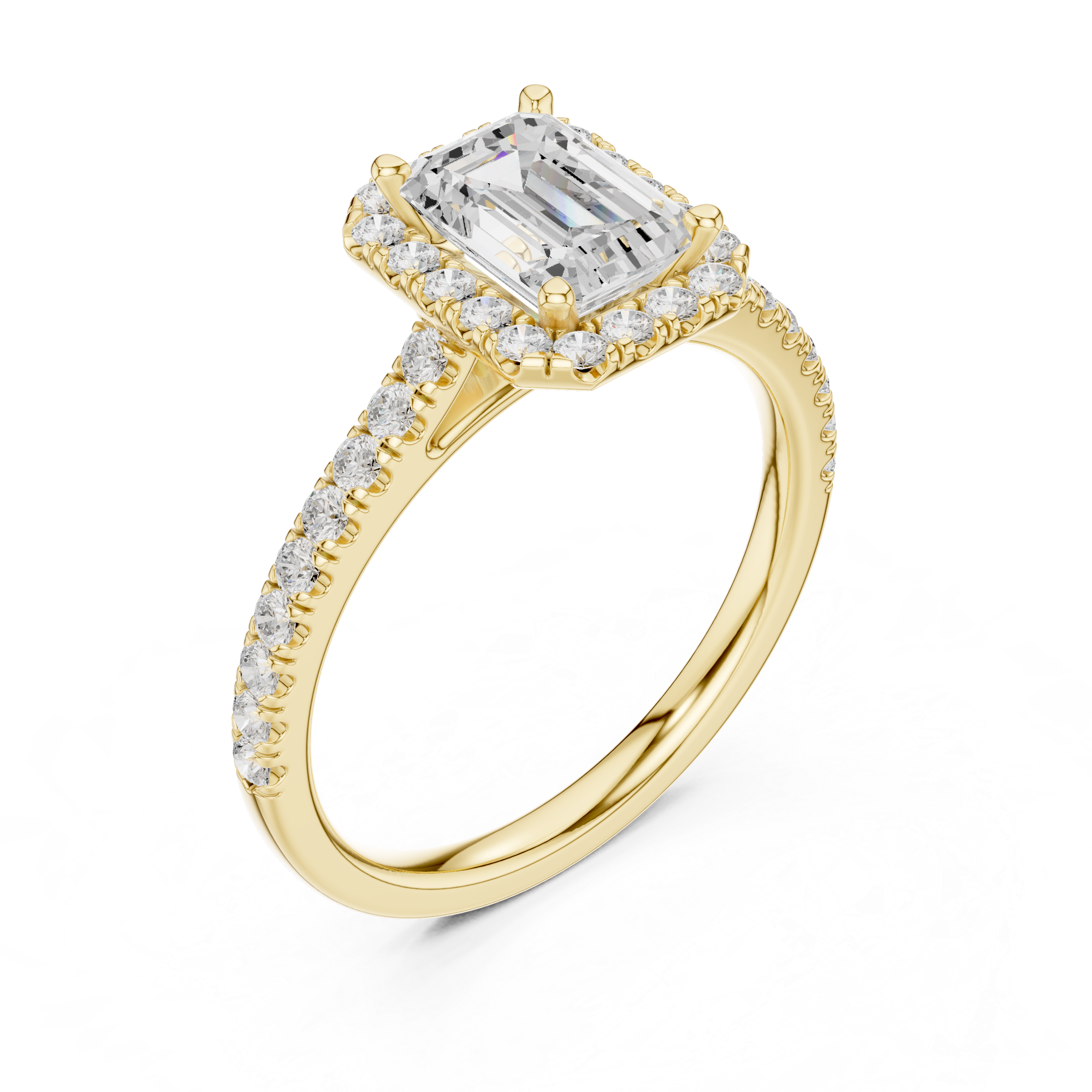 Floral Spark Lab Grown Diamond Ring