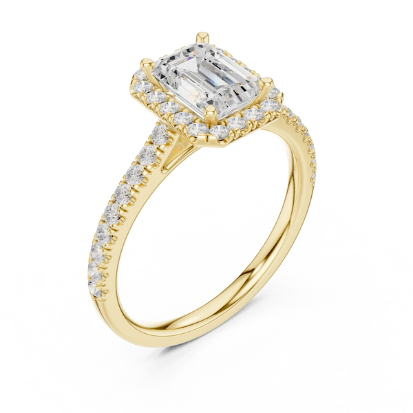 Floral Spark Lab Grown Diamond Ring
