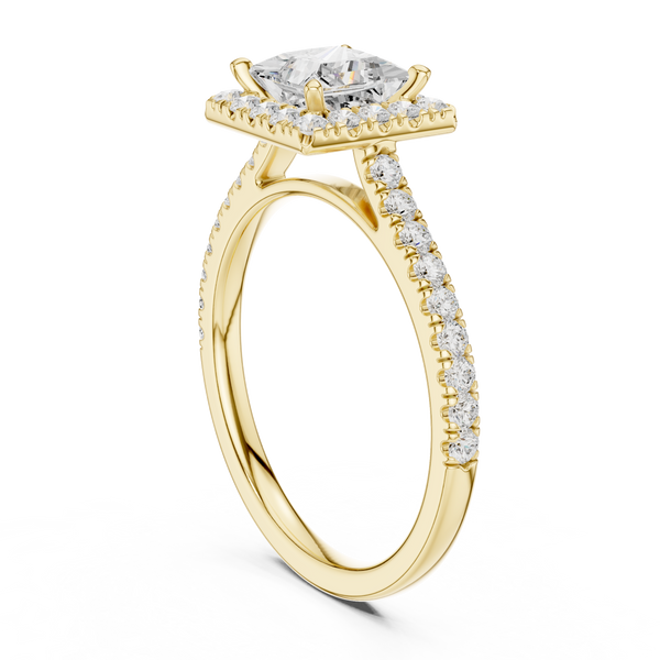 Satin Bliss Lab Grown Diamond Ring