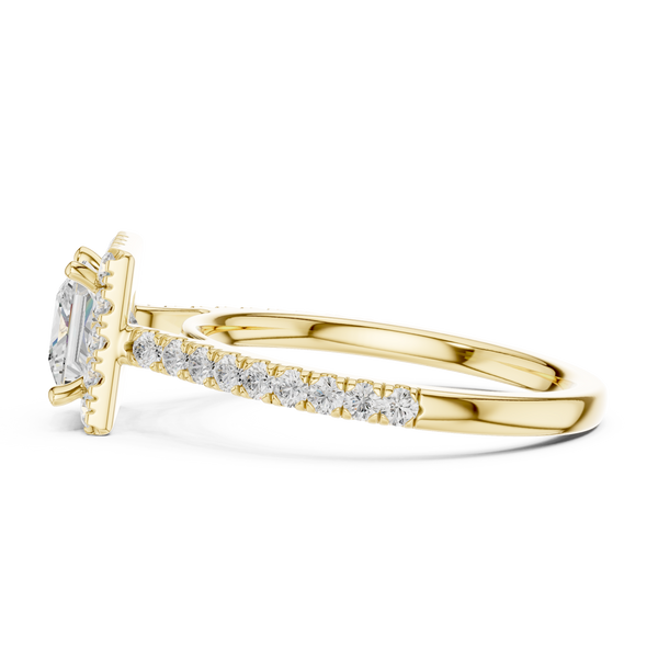 Satin Bliss Lab Grown Diamond Ring