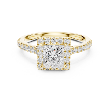 Satin Bliss Lab Grown Diamond Ring